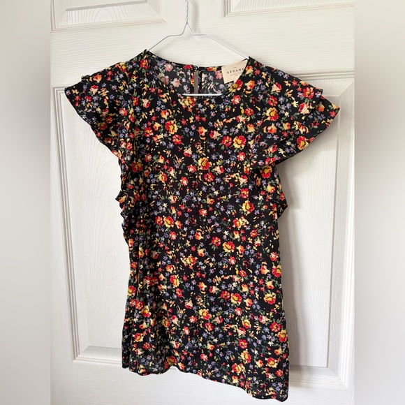 Sezane Tops - Sezane floral blouse